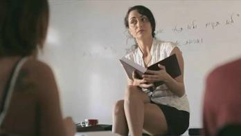 Female older teacher online