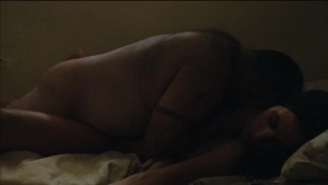 Sex scene with French actress Elisa Lasowski from film Hyena (2014) - img #6