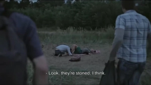 Viktoriya Korotkova in short film Po ushi v peske (2013) - img #3