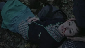 Viktoriya Korotkova in short film Po ushi v peske (2013) - img #6