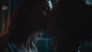Eva Maria Jost & Katharina Nesytowa in lesbian 2021 sex scene - img #1