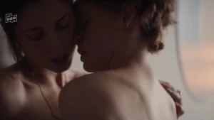Eva Maria Jost & Katharina Nesytowa in lesbian 2021 sex scene - img #5