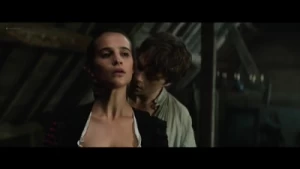 Alicia Vikander sex scene - Young wife cheating old husband with young boy - img #5