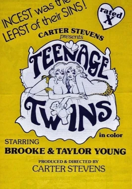 Teenage Twins (1976) - Incest comedy-poster