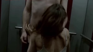 Young student stuck in an elevator with hot his friend's mother - img #3