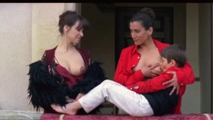 Young guy drinks milk from a woman's breast - img #6