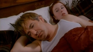Redhead teen daughter in bed with father - img #3