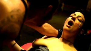 Papi-Coxx-Lili-Harlow-lesbian-strap-on-scene-Mommy-Is-coming - img #2