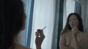 Catrina Stemmer Uisenma Borchu full frontal nude lesbian sex scene screenshot Schau mich nicht so an 2015 HD - img #3