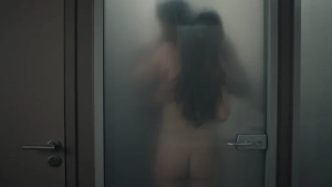 Carla Poquin naked butt visible in steamy shower sex scene with Vanessa Missé making out from Dear You Season 1 2025 HD - img #4