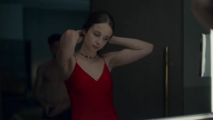 Carla Poquin naked butt visible in steamy shower sex scene with Vanessa Missé making out from Dear You Season 1 2025 HD - img #6