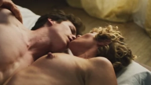 Cécile de France full nude breasts bush riding young man in passionate mature woman teenage boy sex scene from La Passagère 2022 French drama, intense age-gap erotic moment - img #3