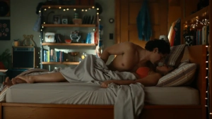 Karis Cameron topless breasts riding cowgirl sex scene with naked ass visible in Off Campus S01E01 2026 - img #5