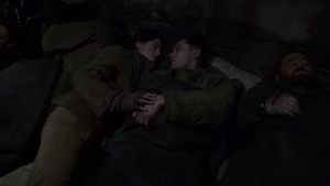 Rachel Weisz full bare butt and passionate sex scene with Jude Law from Enemy at the Gates 2001 HD capture - img #1