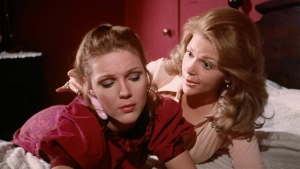Brother and sister in forbidden incest sex scene with full breast nudity from Abigail Lesley Is Back in Town 1975 softcore drama, intimate taboo moment in small town setting - img #5