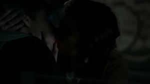 Romina Ricci and Renato Quattordio in passionate intimate scene from Bandit Love Amor Bandido 2021, luxurious mansion bedroom, sensual and tense erotic thriller atmosphere. - img #8