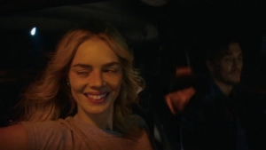 Samara Weaving smiling