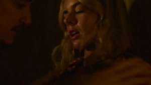 Blonde Samara Weaving sex scene