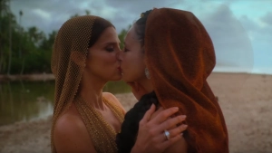 Juana Acosta hot scene in Medusa (2026, Netflix) — in a kissing scene