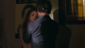 Maeve Dermody in an embrace, scene from Beautiful Kate (2009)